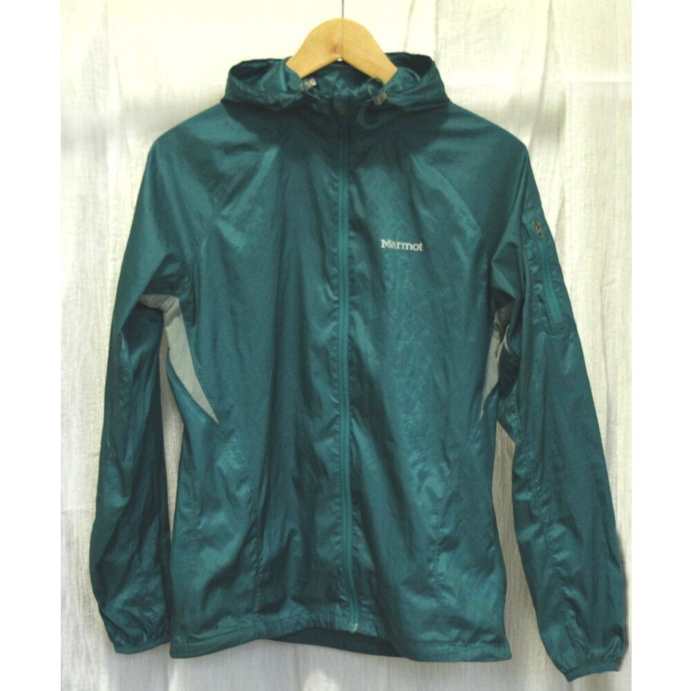 Marmot Lightweight Wind Breaker Hooded Jacket M - image 1
